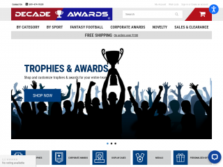 decadeawards.com screenshot