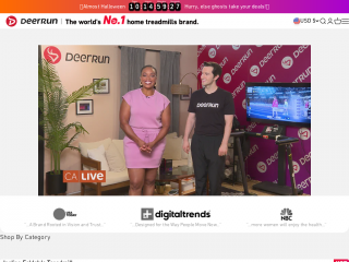 deerruntreadmill.com screenshot