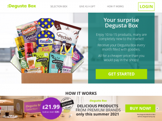 degustabox.com screenshot