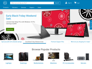 dell.com screenshot