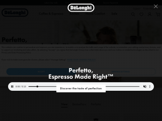 delonghi.com screenshot