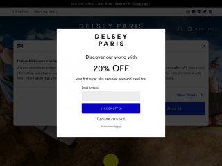 delsey.com screenshot