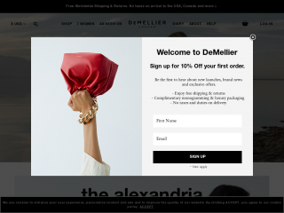 demellierlondon.com screenshot