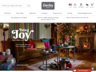 denbypottery.com screenshot