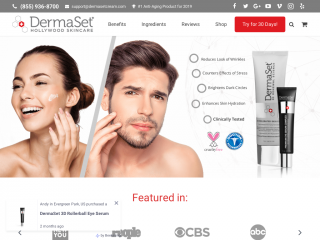 dermasetskincare.com screenshot