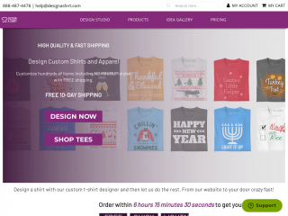 designashirt.com screenshot