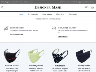 designermask.co.uk screenshot