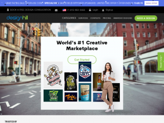 designhill.com screenshot