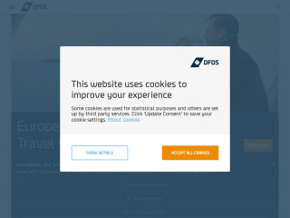 dfds.com screenshot