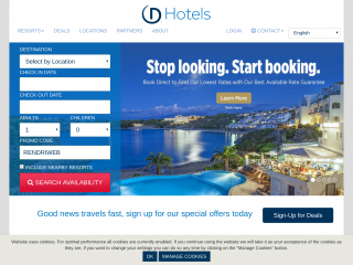 diamondresortsandhotels.com screenshot