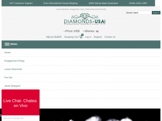 diamonds-usa.com screenshot