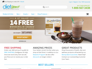 dietdirect.com screenshot