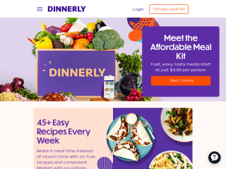 dinnerly.com screenshot