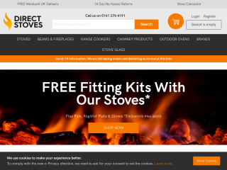 directstoves.com screenshot