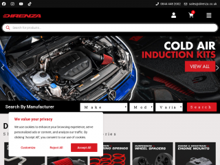 direnza.co.uk screenshot