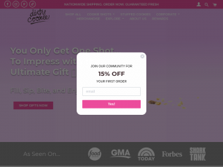 dirtycookie.com screenshot