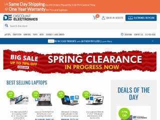 discountelectronics.com screenshot