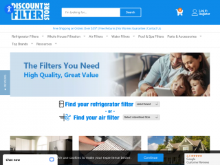 discountfilterstore.com screenshot