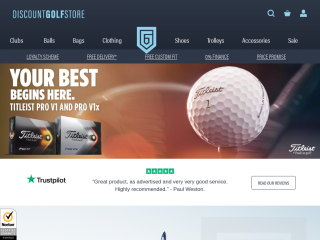 discountgolfstore.co.uk screenshot