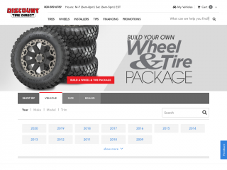 discounttiredirect.com screenshot