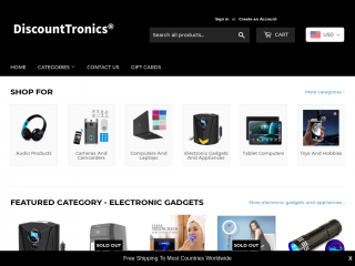 discounttronics.com screenshot