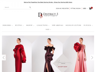 district5boutique.com screenshot