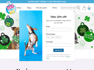 dogtagart.com screenshot