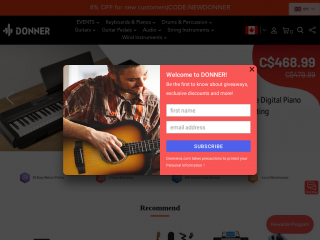 donnerca.com screenshot
