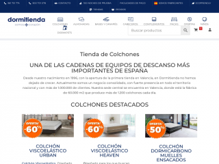 dormitienda.com screenshot