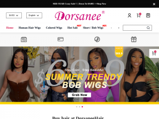 dorsaneehair.com screenshot