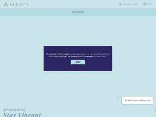 dorsetthotels.com screenshot