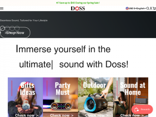 dossaudio.com screenshot