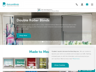 dotcomblinds.com screenshot