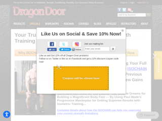 dragondoor.com screenshot