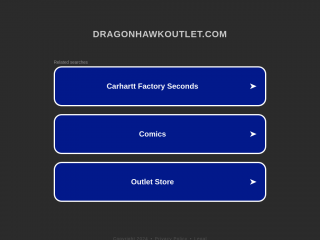dragonhawkoutlet.com screenshot