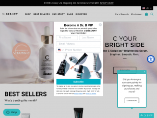 drbrandtskincare.com screenshot