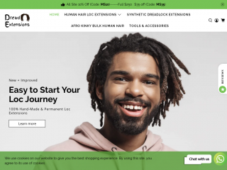 dreadextensions.com screenshot