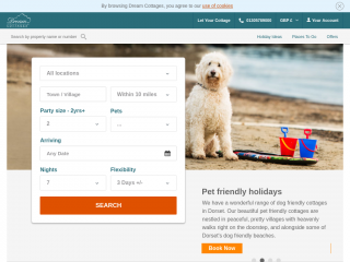dream-cottages.co.uk screenshot