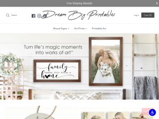 dreambigprintables.com screenshot