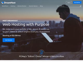 dreamhost.com screenshot