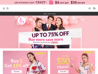 dresslily.com screenshot