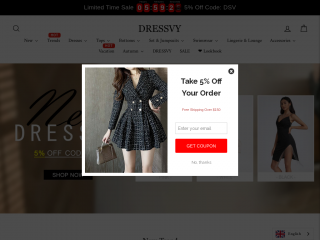 dressvyshop.com screenshot