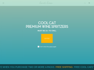 drinkcoolcat.com screenshot