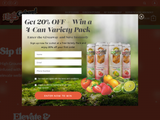 drinkhighground.com screenshot