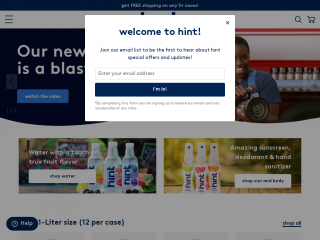 drinkhint.com screenshot