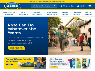 drscholls.com screenshot