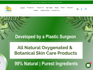 drsperonsnaturalskincare.com screenshot