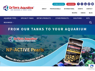 drtimsaquatics.com screenshot