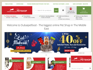 dubaipetfood.com screenshot