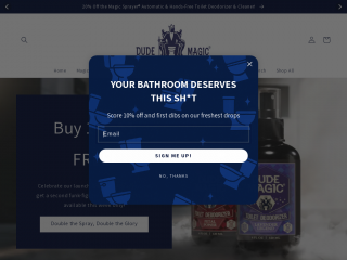 dudemagic.com screenshot